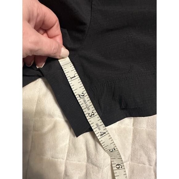 Athleta Trekkie North Short Women's Plus Size 16 Black Athleisure Zip Pockets - Picture 5 of 6